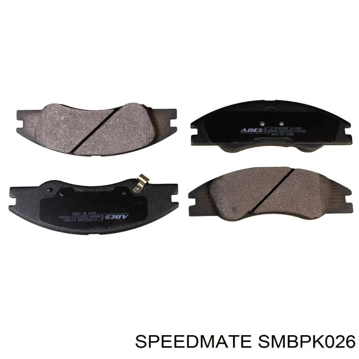 Pastillas de freno SMBPK026 Speedmate