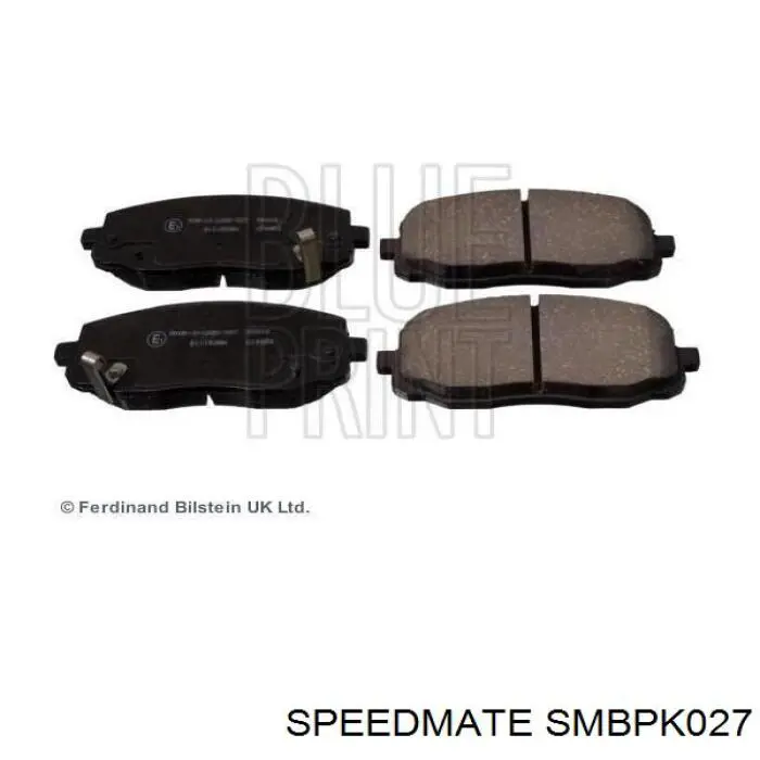 SM-BPK027 Speedmate pastillas de freno delanteras