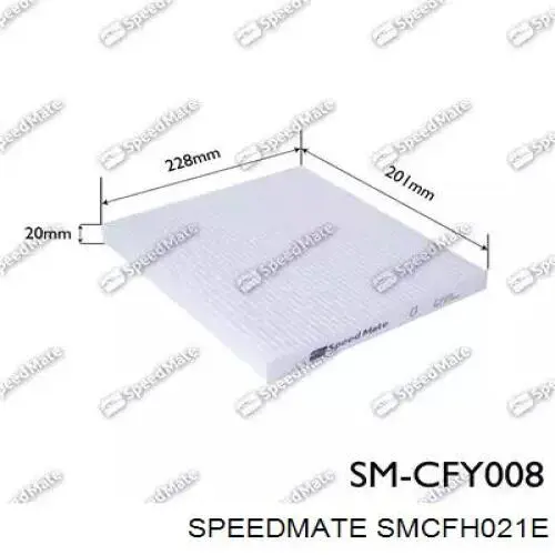 SMCFH021E Speedmate filtro habitáculo