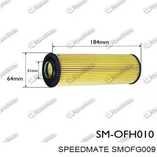 Filtro de aceite Speedmate SMOFG009 precio, desde 6,66 EUR