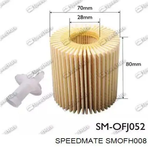 Filtro de aceite Speedmate SMOFH008 precio, desde 6,20 EUR