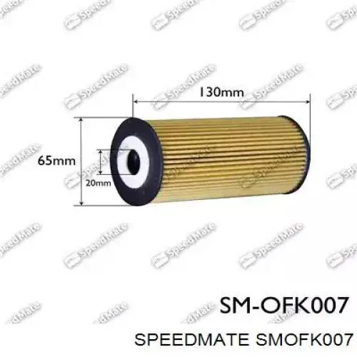 Filtro de aceite Speedmate SMOFK007 precio, desde 6,56 EUR