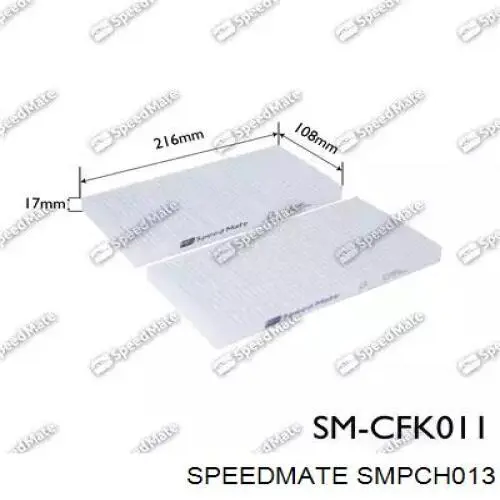 SM-PCH013 Speedmate filtro de habitáculo