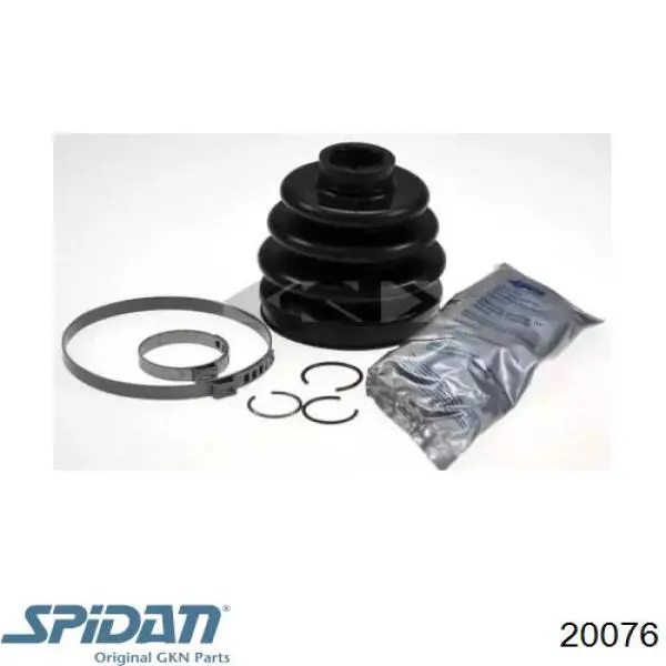Fuelle semieje delantero exterior GKN-Spidan 20076