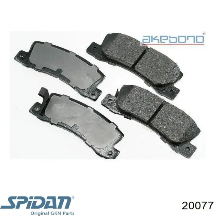 Comprar 20077 GKN-Spidan Fuelle, junta homocinética interna izquierda del semieje delantero