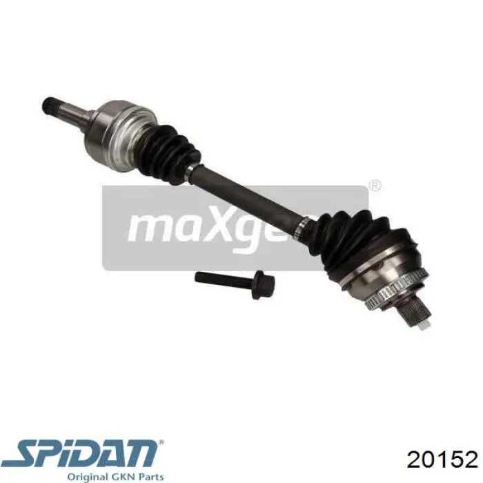 20152 GKN-Spidan árbol de transmisión delantero izquierdo