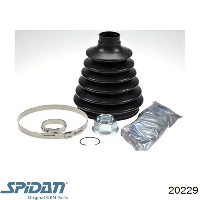 20229 GKN-Spidan Fuelle transmisión delantero exterior