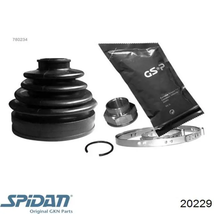 Fuelle, palier delantero exterior GKN-Spidan 20229 precio, desde 30,73 EUR