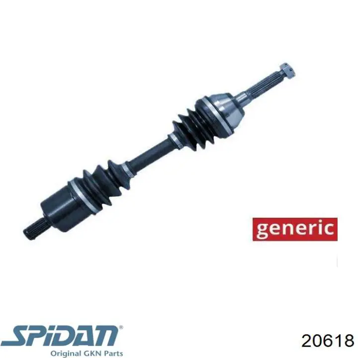 20618 GKN-Spidan Semieje delantero izquierdo