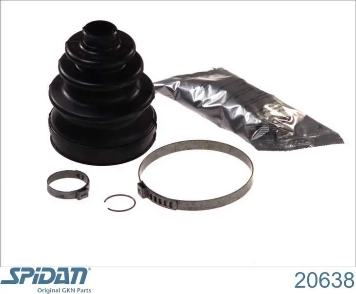 Comprar 20638 GKN-Spidan Fuelle de palier delantero exterior