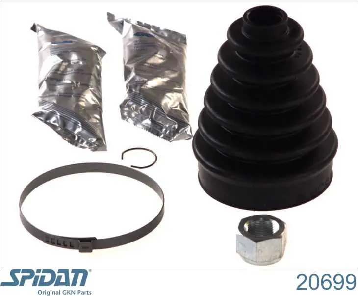 Comprar 20699 GKN-Spidan Fuelle de palier delantero exterior
