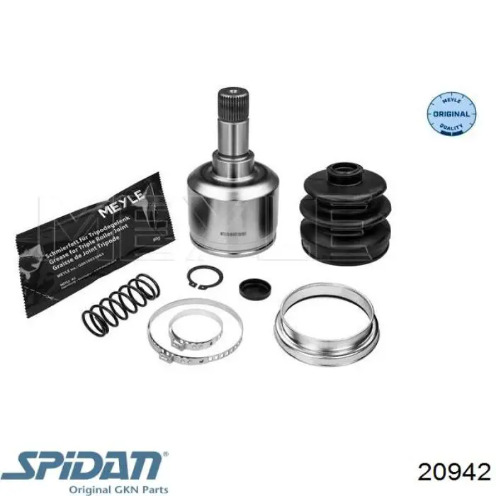 20942 GKN-Spidan árbol de transmisión delantero izquierdo