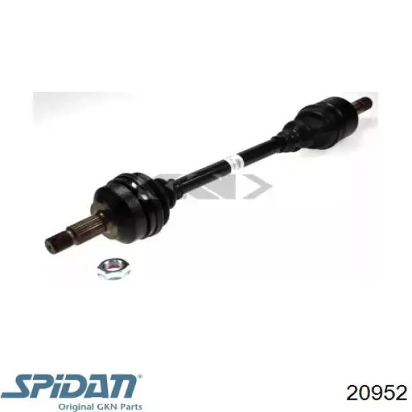 Semieje delantero izquierdo 32721L Peugeot/Citroen
