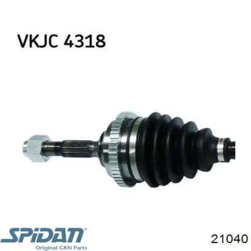 Árbol de transmisión delantero derecho 302004190084 Magneti Marelli