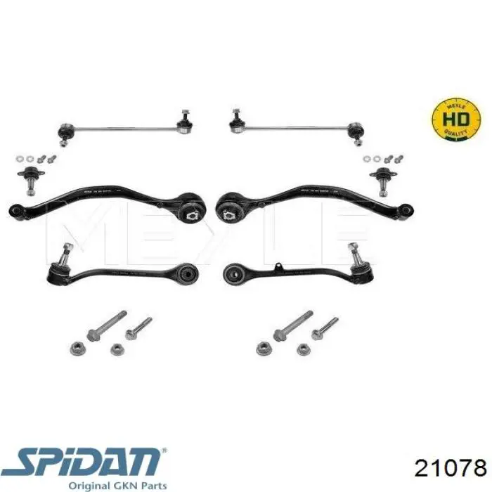 Junta homocinética exterior delantera GKN-Spidan 303419