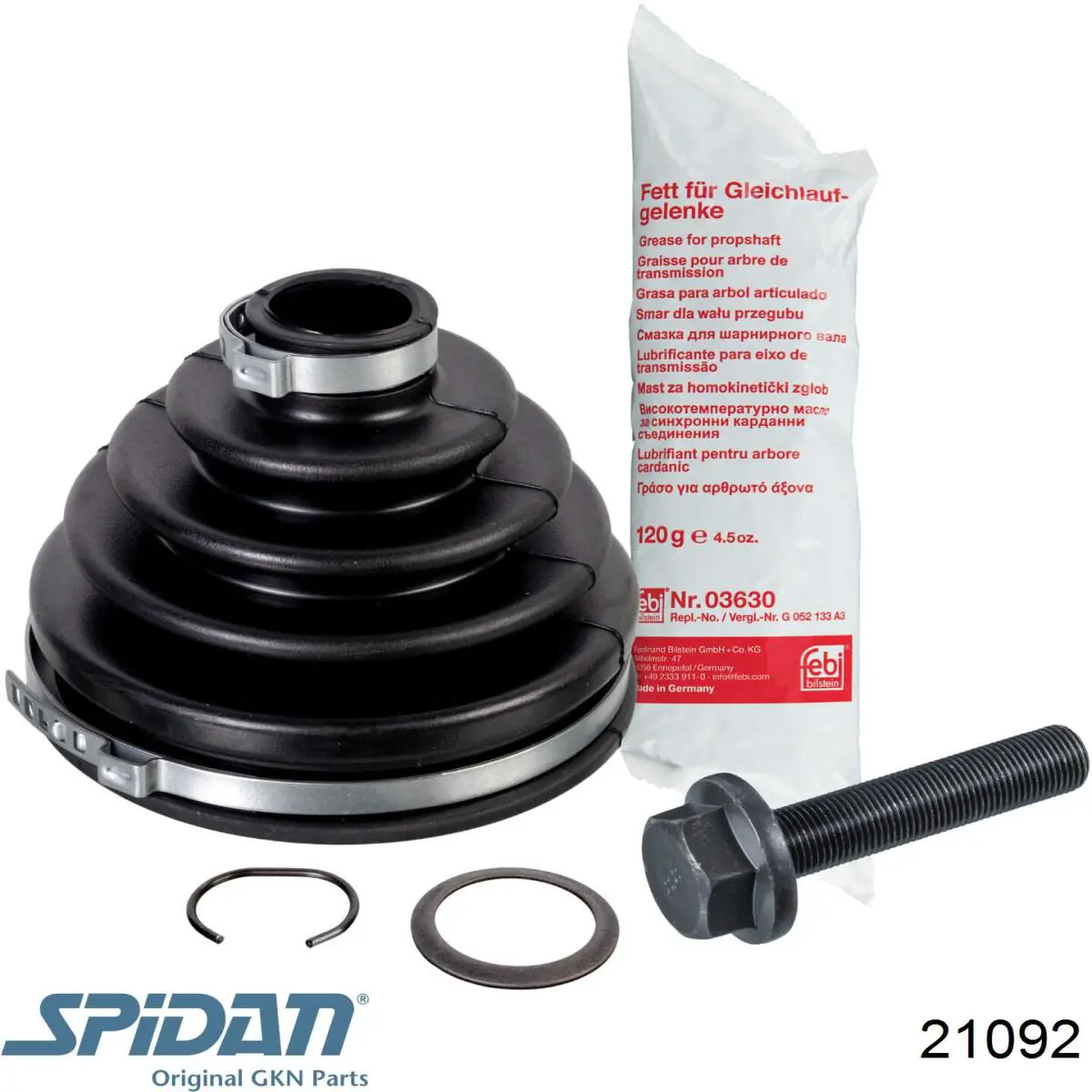 Fuelle, palier delantero exterior GKN-Spidan 21092 precio, desde 8,19 EUR