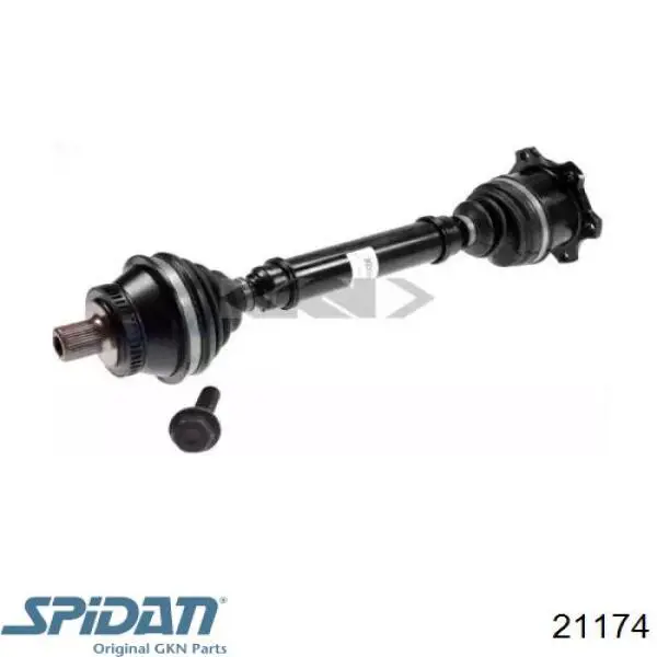 Semieje delantero derecho 303315 GKN-Spidan