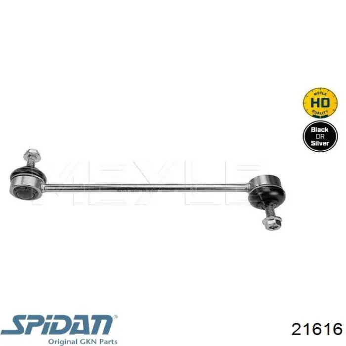 21616 GKN-Spidan árbol de transmisión delantero derecho