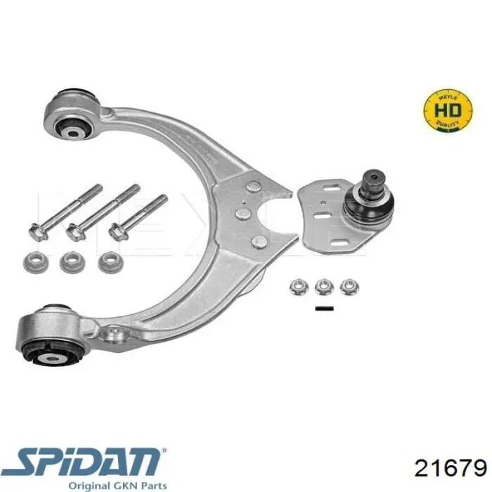 21679 GKN-Spidan árbol de transmisión delantero izquierdo