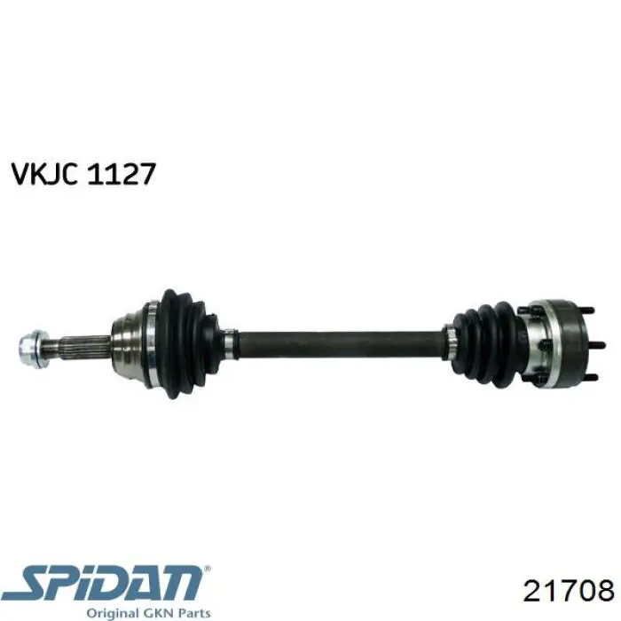 21708 GKN-Spidan árbol de transmisión delantero izquierdo