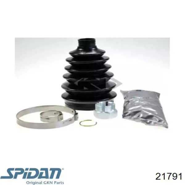Comprar 21791 GKN-Spidan Fuelle de palier delantero exterior