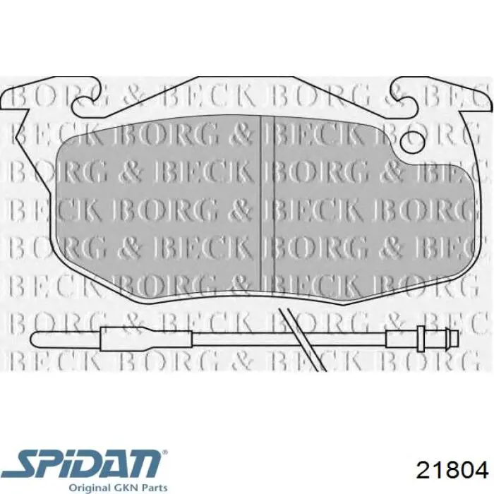 Fuelle de palier delantero exterior 21804 GKN-Spidan