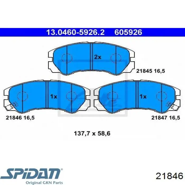 Comprar 21846 GKN-Spidan Fuelle de palier delantero exterior