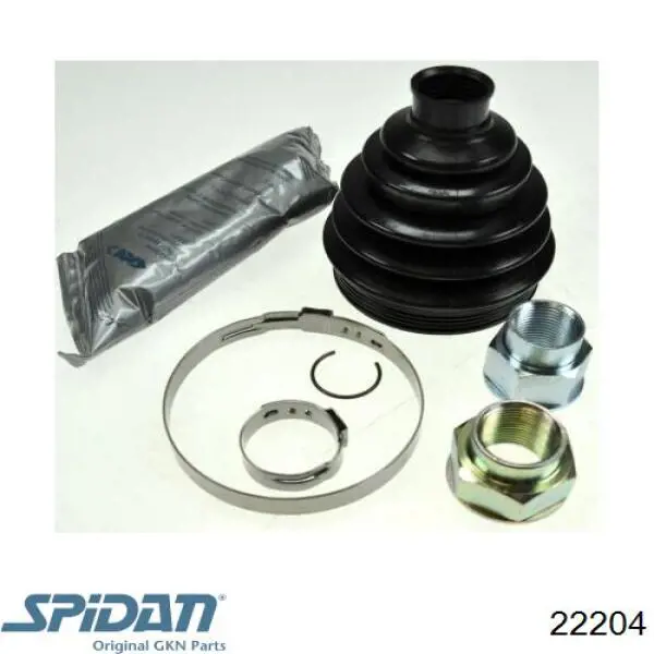 Comprar 22204 GKN-Spidan Fuelle de palier delantero exterior
