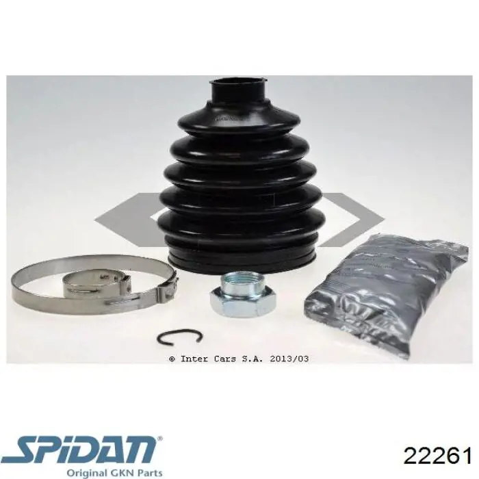 Comprar 22261 GKN-Spidan Fuelle de palier delantero exterior