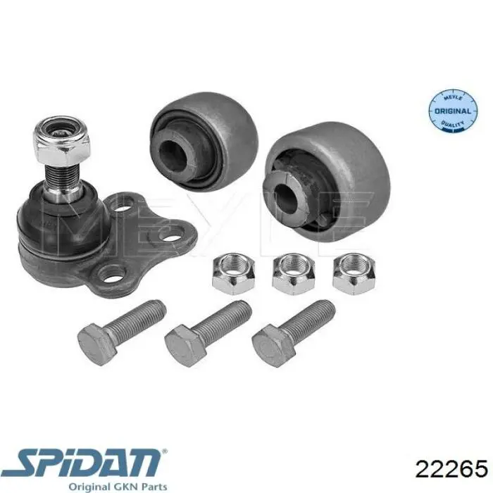 Comprar 22265 GKN-Spidan Fuelle de palier delantero exterior