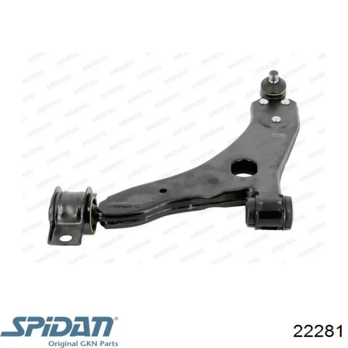 Comprar 22281 GKN-Spidan Fuelle, junta homocinética interna izquierda del semieje delantero