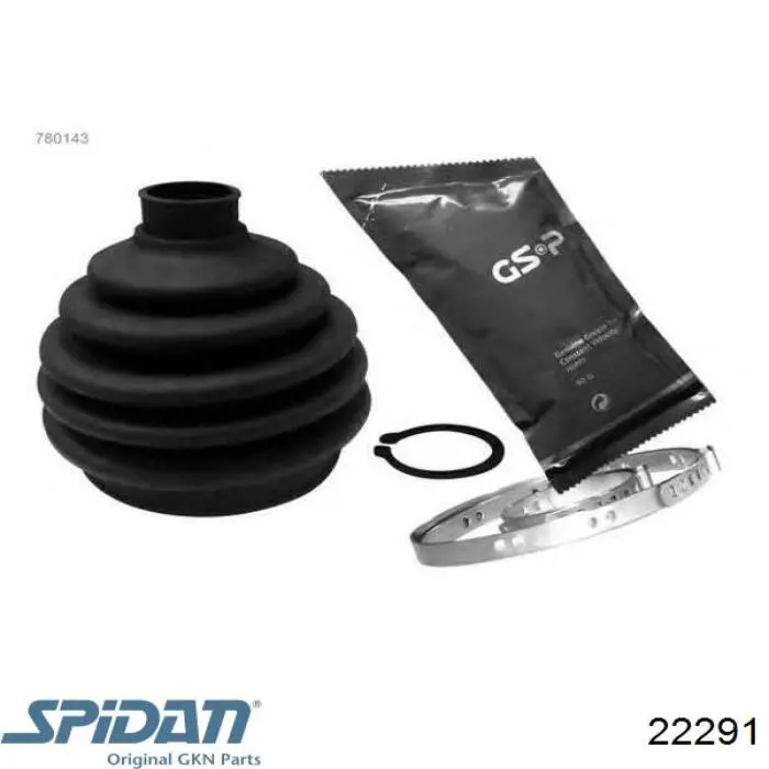 Fuelle semieje delantero exterior GKN-Spidan 22291