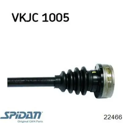 Comprar 22466 GKN-Spidan Semieje delantero izquierdo