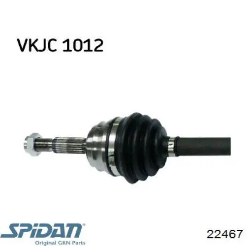 Comprar VKJC7024 SKF Árbol de transmisión delantero derecho