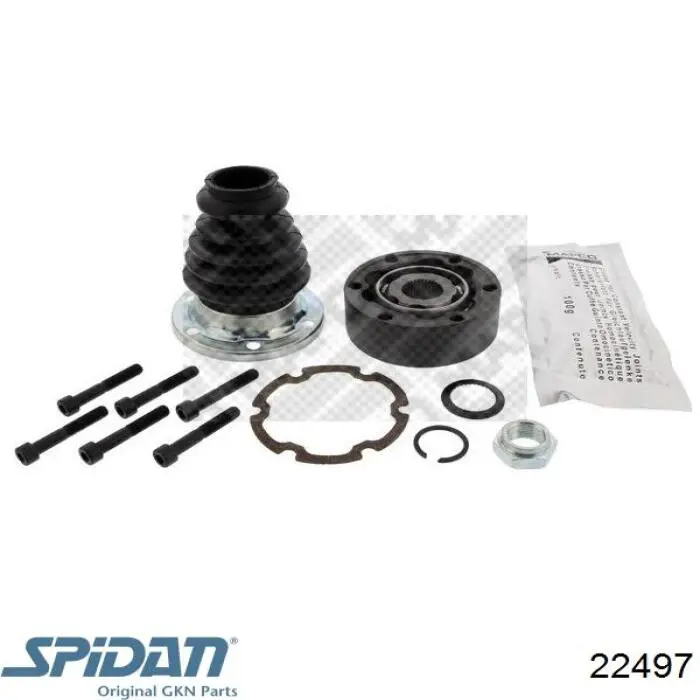 Comprar 22497 GKN-Spidan Junta homocinética interna delantera izquierda
