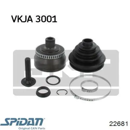 Junta homocinetica 22681 GKN-Spidan