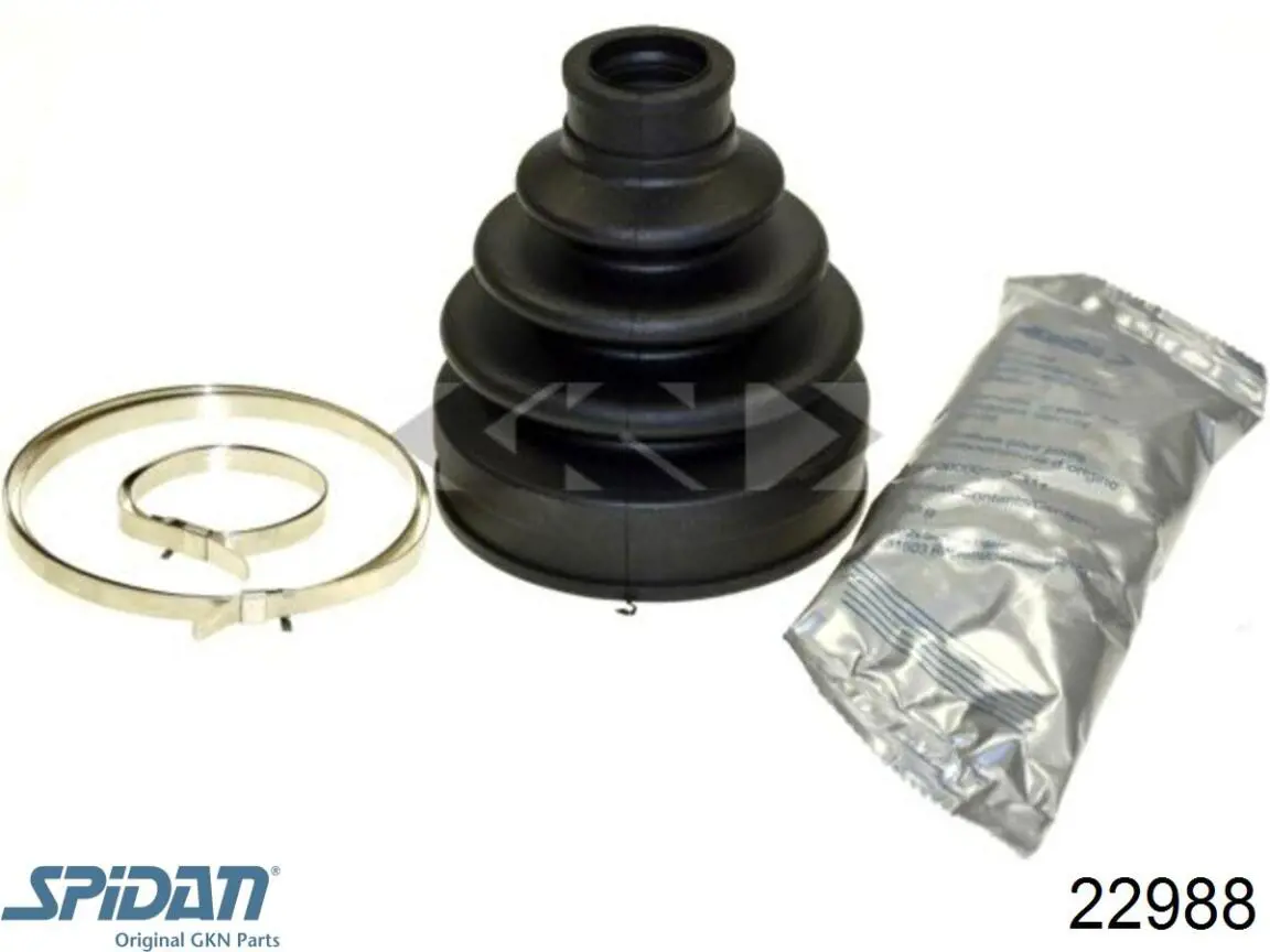 Fuelle, árbol de transmisión delantero exterior GKN-Spidan 22988 precio, desde 16,13 USD