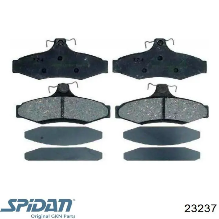 Fuelle, semieje delantero interior GKN-Spidan 23237