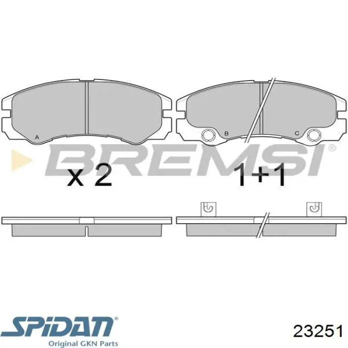 Comprar 23251 GKN-Spidan Fuelle de semieje delantero interior