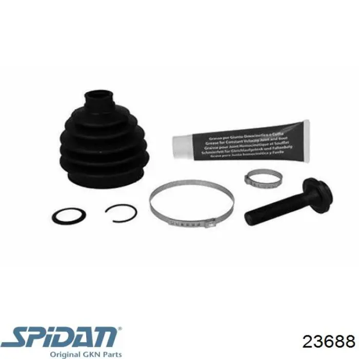 Fuelle semieje delantero exterior GKN-Spidan 23688