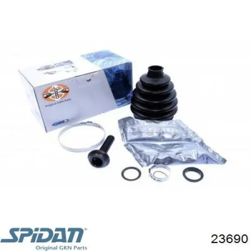 Fuelle exterior del eje de transmisión trasero 23690 GKN-Spidan