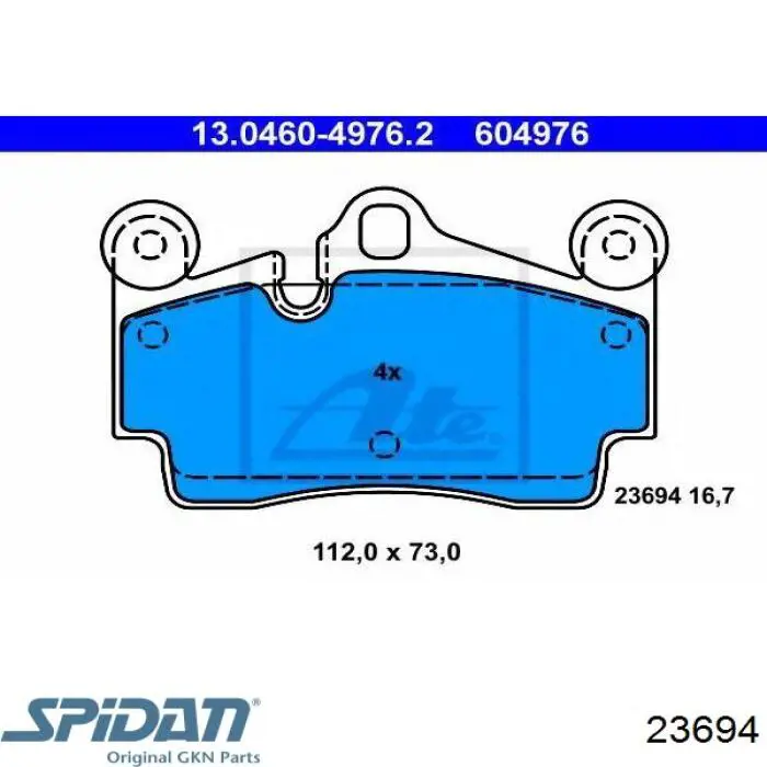 Fuelle, palier delantero exterior GKN-Spidan 23694 precio, desde 13,03 EUR