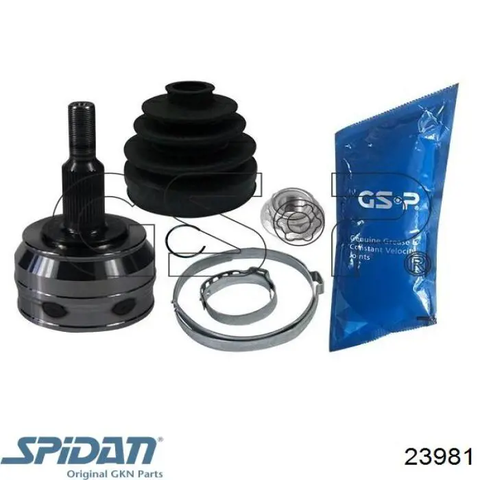 Junta homocinética exterior delantera GKN-Spidan 23981