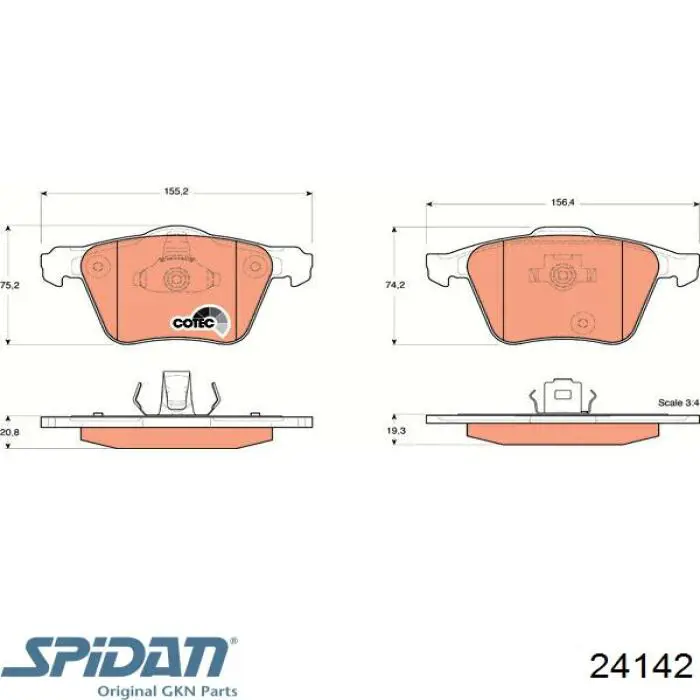 Fuelle exterior izquierdo de junta homocinética GKN-Spidan 24142 precio, desde 26,83 EUR