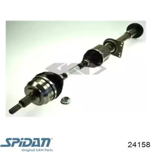 Semieje delantero derecho GKN-Spidan 24158