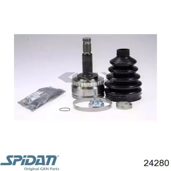 Junta homocinética exterior delantera GKN-Spidan 24280 precio, desde 35,47 EUR