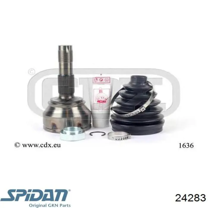 Fuelle de palier delantero exterior 24283 GKN-Spidan