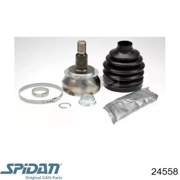 Junta homocinética exterior delantera GKN-Spidan 24558
