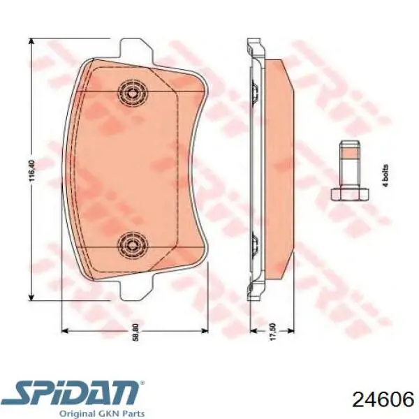 Comprar 24606 GKN-Spidan Fuelle de palier delantero exterior