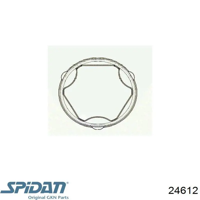 Fuelle exterior del eje de transmisión trasero GKN-Spidan 24612 precio, desde 6,07 EUR
